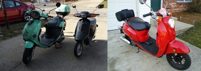 From left to right: Mia, Max, and Scooterlou!