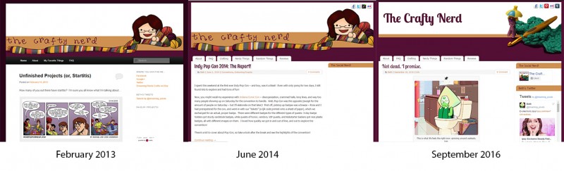 The site really hasn't changed all that much over the years...