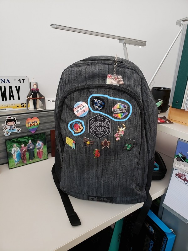 My Gen Con backpack.