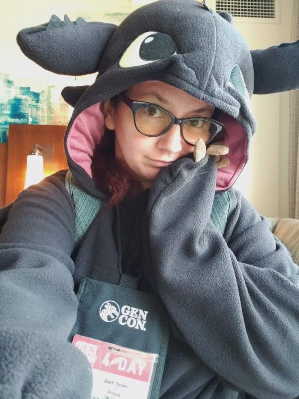 Me wearing a Toothless kigurumi.